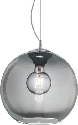 Produktbild von Moderne Pendelleuchte Nemo Rauchmetall 1 Leuchte E27 D40Cm