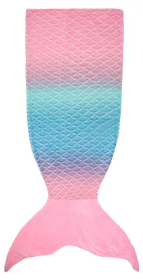 Immagine prodotto di Coperta a forma di sirena, realizzata in morbida microfibra, adatta sia per adulti che per bambini