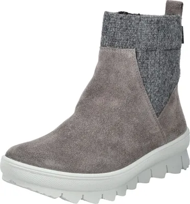 A single boot is shown against a white background.