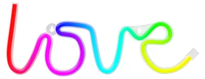 Obrázok produktu pre Neónové LED RGB svetlo s nápisom LOVE USB LED svetlo Domáce osvetlené svetlo s nápisom love, zmena farieb na diaľkové ovládanie, náladové osvetlenie spálne, dekorácia