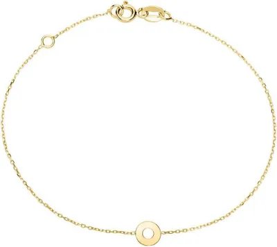 Produktbild von Kreis Armband aus 375 Gold, filigran GB0016