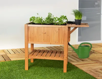 Produktbild von Hochbeet Beet FLORALIS aus Holz Höhe 80cm Inhalt 80 Liter 301220108-HE