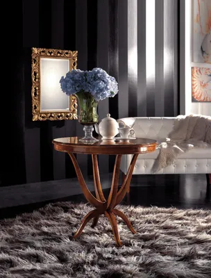 Productafbeelding van Koffietafel, bijzettafel, woonkamer, ronde salontafel, luxe design, salontafel