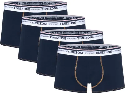 Produktbild von Timezone Boxershorts 4er Set mit elastischem Bund für Herren Größe: S