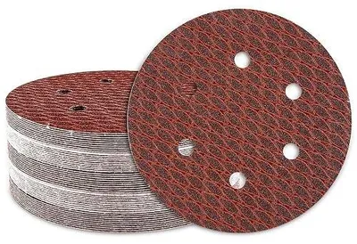 Zdjęcie produktu dla Papier ścierny na rzep 150 mm zestaw 50 szt. ziarnistość 40 320 do szlifier