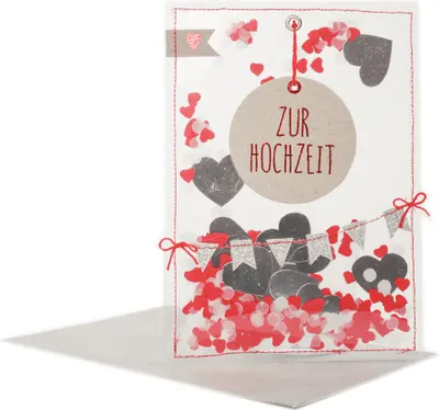 Produktbild von Party Karte "Zur Hochzeit"