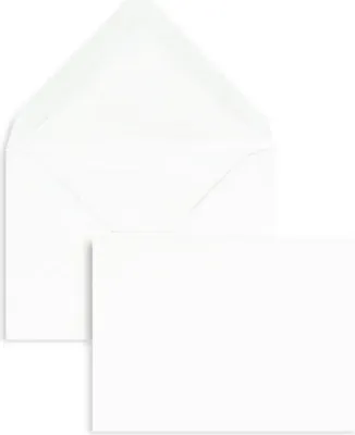 Produktbild von Briefumschläge 81x114mm (DIN C7) 100g/qm gummiert VE=100 Stück weiß