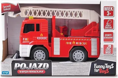 Produktbild von Spielzeugauto „Toys for Boys“ Feuerwehr mit Antrieb – Artyk