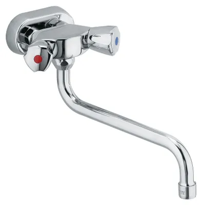 Produktbild von Kludi STANDARD Spezial Spültisch-Wandarmatur 45 mm Stichmaß, chrom