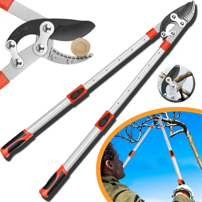 Produktbild von Teleskop Astschere, SK-5 Stahlklinge, Professionelle Astschere, Ideale Gartenschere