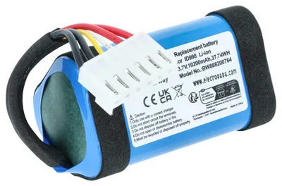 Produktbild von vhbw Akku kompatibel mit JBL Charge 4BLK, 4J, CHARGE4BLUAM, 4 Lautsprecher Boxen Speaker (10200 mAh, 3,7 V, Li-Ion)