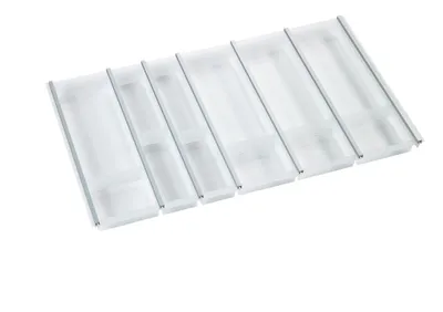 Produktbild von Naber Cuisio 90. Besteckeinsatz, weiß- transluzent