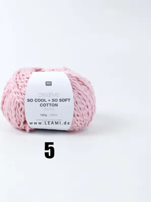 Produktbild von Rico creative So cool+ so soft Baumwolle chunky 100g/100m 005 rosa