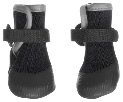 Produktbild von Flamingo Hundeschuhe Magna schwarz - 2 Stück, Größe: XXL