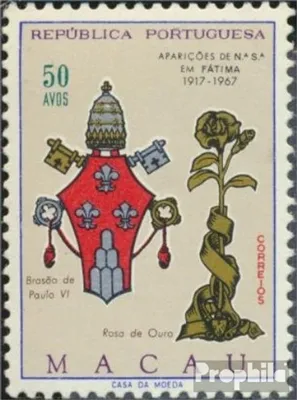 Produktbild von Briefmarken Macau 1967 Mi 442 (kompl.Ausg.) postfrisch Marienerscheinung von Fatima