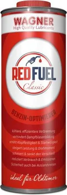Productafbeelding van Wagner Red Fuel Classic 1 Liter – Benzineadditief voor oldtimers, youngtimers en benzinemotoren met hoge compressieverhouding