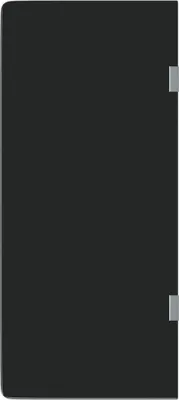 Immagine prodotto di Schermo Orinatoio Parete Privacy Nero 90x40 cm Vetro Temperato