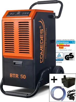 Produktbild von Luftentfeuchter Comedes BTR 50, 51 Liter/Tag, mit Pumpenset