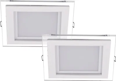 Produktbild von Paulmann Einbauleuchten 2er Set LED Glas Klar 2 x 7,5W Warmweiss Dimmbar