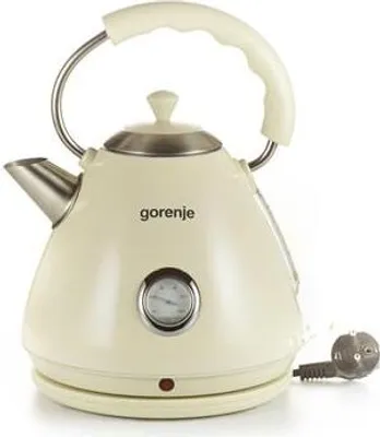 Obrázek produktu pro Gorenje K17CLI, 1,7 l, 2200 W, Béžová, Indikátor úrovně vody, Zabezpečení proti přehřátí, Bezkabelový