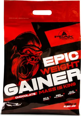 Obrázok produktu pre Epic Weight Gainer - 4500g : Čokoláda I Prášok I Mass Shake I Weight Gain I Hardgainer I Protein Matrix (Whey I Casein I Egg - Protein) I Carbohydrate Matrix with Cluster Dextrin I Oatmeal I Blood Sugar Management