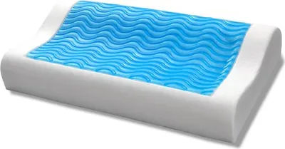 Produktbild von Stricker Future Gel-Kissen aus Viskoschaum mit Gelauflage Größe 63x35x11/9 cm