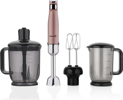 Produktbild von Korkmaz Performix Mega Mixer-Set in Rosegold 1000W Edelstahl 18/10