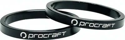 Image de Entretoise Procraft Ahead en aluminium 5 mm, 1,5 pouce, noir - Réglage précis du guidon