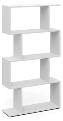 Produktbild von Raumteiler Levio, Weiß, 70 x 132,1 cm mit 4 Fächern