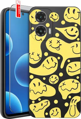 Imagen del producto de Funda para Motorola Moto G45 5G | DISEÑOS | Funda de silicona mate + cristal templado 9H