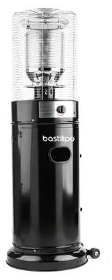 Gasheizstrahler 11 kW für Außenbereich, schwarz, Terrassenheizung