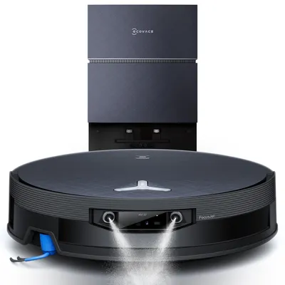 Produktbild von ECOVACS DEEBOT X12 PRO OMNI 22000Pa Staubsauger Roboter, Saugroboter mit Wischfunktion, OZMO Roller 3.0, FocusJet-System zur Fleckenvorlösung, Schwarz