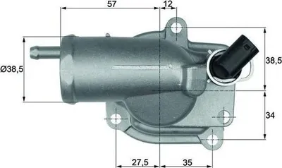 Produktbild von MAHLE Thermostat Kühlmittel 87°C passend für MERCEDES-BENZ E-Klasse Limousine (W210) E-Klasse T-modell (S210)