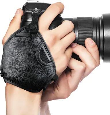 Image de Sangle Main compatible avec Canon EOS, Panasonic Lumix, Nikon, Sony Alpha, Olympus, Fuji 1/4" Poignet Sanglé Bracelet Bandoulière Grip Stabilisation Mains Support Camera Hand strap