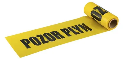 Produktbild von Levior Warnfolie - Gas 22 cm x 50 m x 0,07 mm