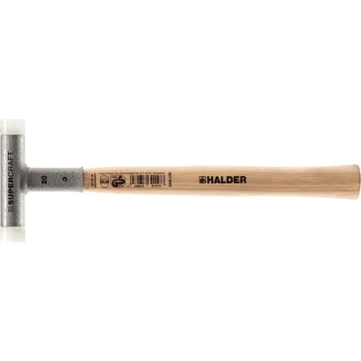 Image de Maillet SUPERCRAFT, avec manche, vernis, en Hickory réduisant les vibrations, ergonomique - D=20 mm - 3366.020