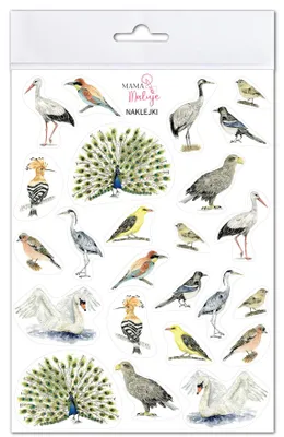 Productafbeelding van Stickers: Vogels 2 - Mama Schildert
