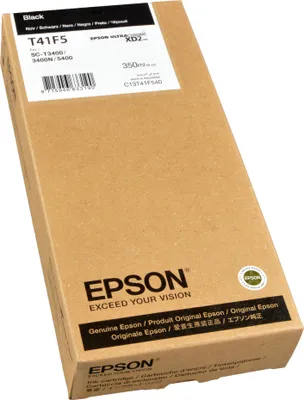 Produktbild von Epson Singlepack UltraChrome XD2 T41F540 Black 350ml, Schwarz, Tinte auf Pigmentbasis, 350 ml, 1 Stück(e)