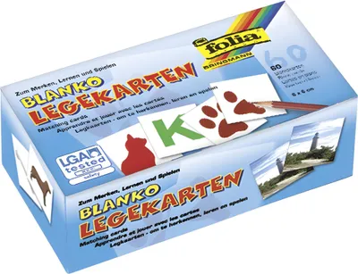 Produktbild von KNORR-PRANDELL Blanko Legekarten 6x6cm weiss 218260877