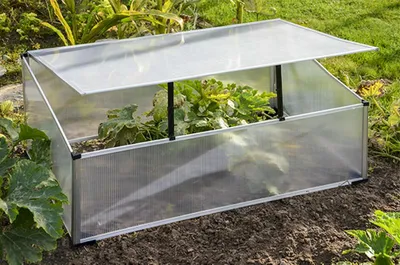 Produktbild von HI Frühbeet 100x60x40 cm Aluminium Transparent
