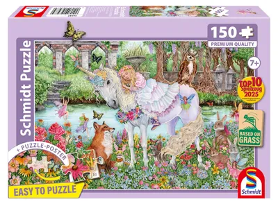 Image de Schmidt Spiele KiPu 150T. Princesse licorne 0 0 pièce