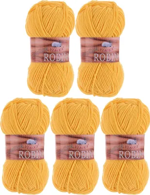 Produktbild von 500g Strickgarn Robin Antipilling Winterwolle Handstrickgarn Häkelgarn Farbwahl