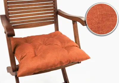 Produktbild von sunnypillow Bankauflage Stuhlkissen Bankkissen 45 x 45 cm Sitzkissen für Hollywoodschaukel Polsterauflage Auflage für Gartenbank viele Farben und Größen zur Auswahl Orange