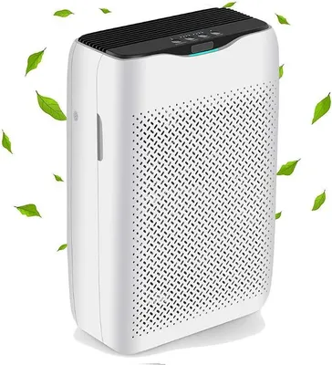 Produktbild von Luftreiniger mit HEPA-Kombifilter & Aktivkohlefilter und Auto Timer, 99,97% Filterleistung perfekt und CADR 258m?/h, für Allergie, Wohnung, Raucherzimmer