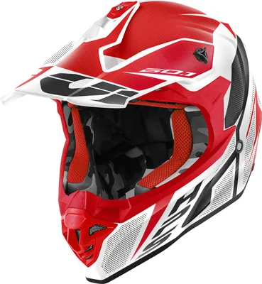 Obrázek produktu pro Motokrosová přilba GIVI 60.1 Invert Red White Black velikost L