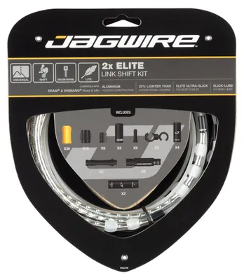 Immagine prodotto di Kit cavi cambio Jagwire 2x Elite Link argento