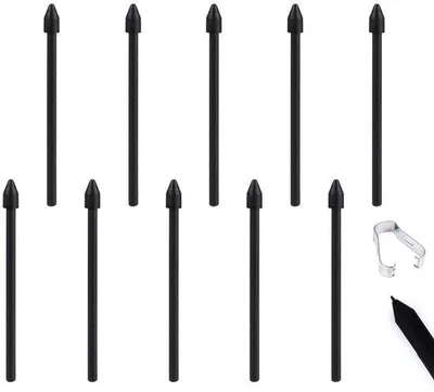 Image de Pointes pour stylet Galaxy Tab S6, S7, S8 - Noir - 10 pièces - Pièces de rechange - Compatibles - Outil d'installation inclus