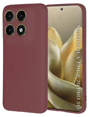 Produktbild von Techsuit - Schutzhülle SoftFlex für Motorola Edge 70 Pro - Pflaumenrot