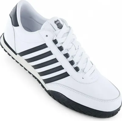 Produktbild von K-Swiss Vintage Trainer LTH Leather - Herren Sneakers Schuhe Weiß 09462-102-M , EU 42