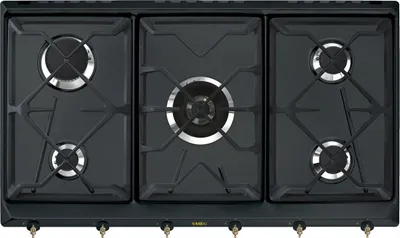 Immagine prodotto di Smeg SRV896AOGH Piano Cottura Antracite Da Incasso Gas 5 Fornelli